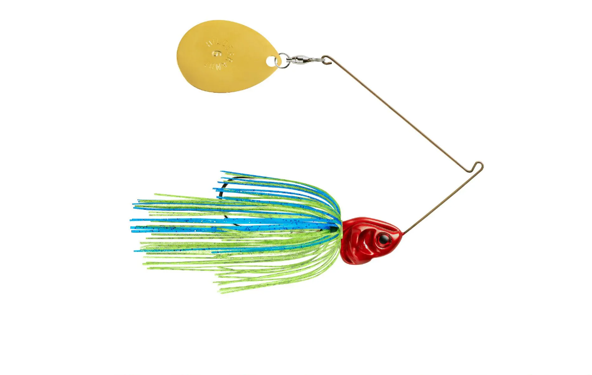 Spinnerbait Booyah Covert Single Colorado - G5C725 Blue Chart Red Head - 05 Colorado Gold