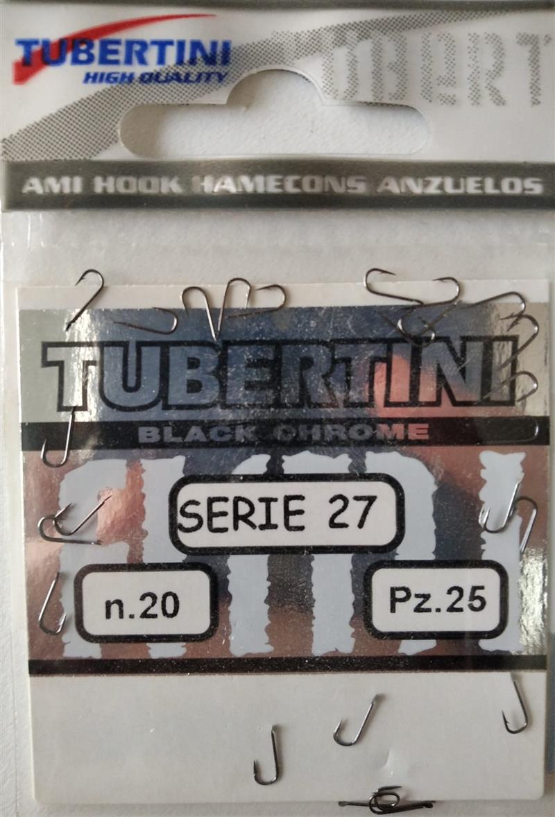 Anzol serie 27 Black Chrome