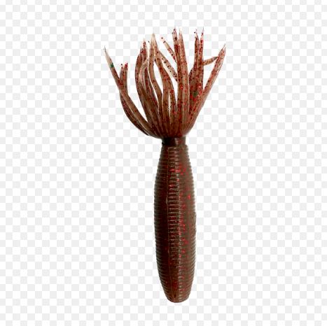 Gary Yamamoto Fat Ika - 325 Brown Indigo W/ SM Red