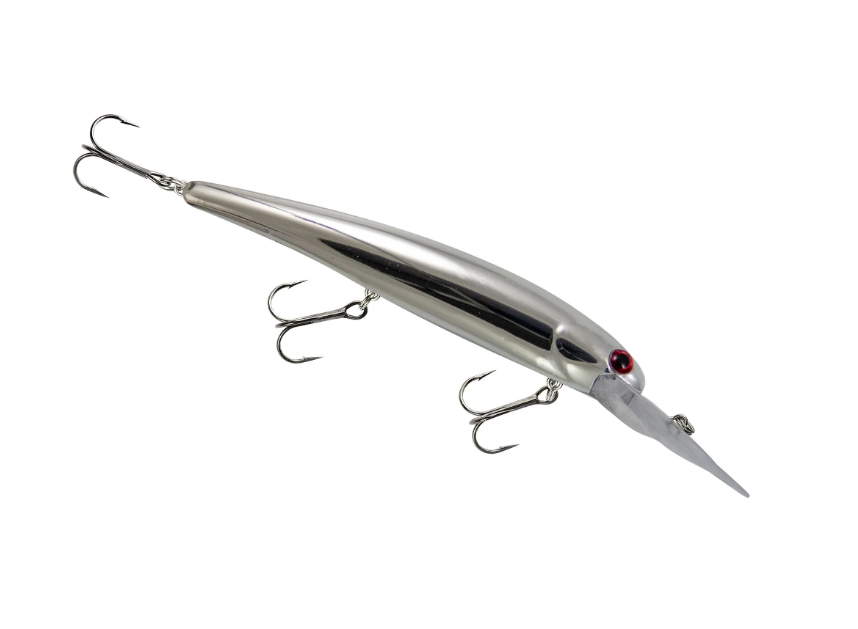 Jerbait Bandit Suspending Minnow - BDTSM35 Chrome Red Eye