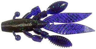 Gary Yamamoto Flappin´Hog - 213 PURPLE W/EMERALD FLK