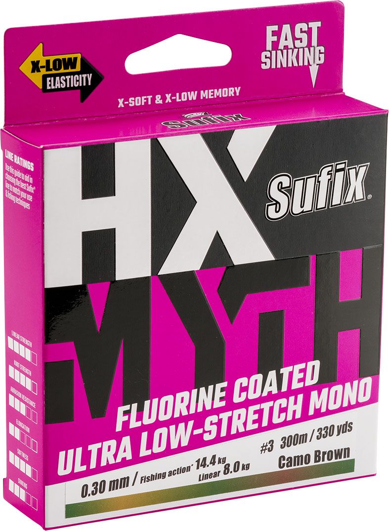 Sufix HX-Myth Fluorine Coated Clear