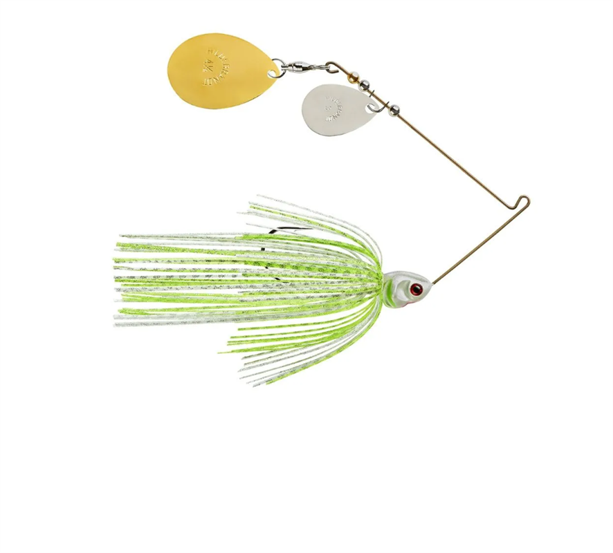 Spinnerbait Booyah Covert Double Colorado - NGC729 Wht Chart Slvsc/Prl Cht - DBL Colorado Nkl/Gld