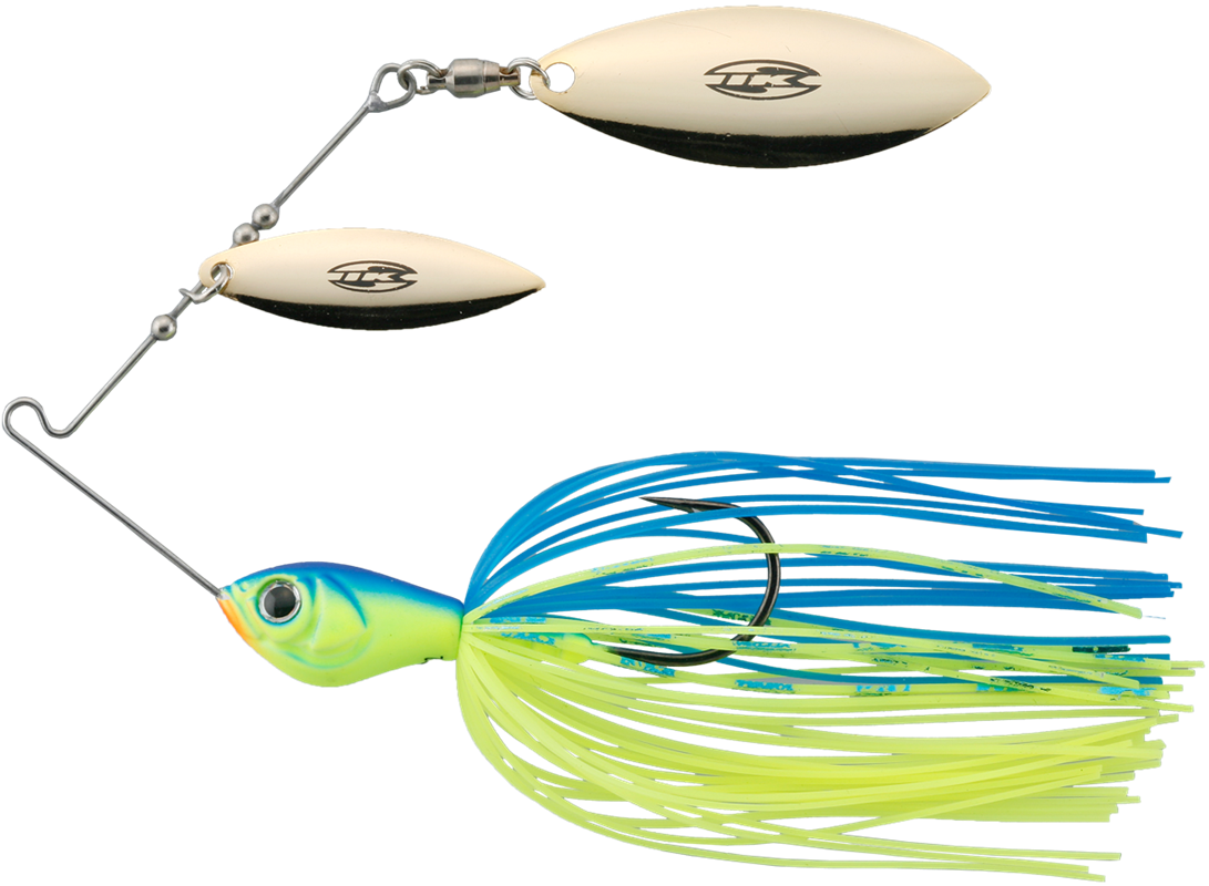 Imakatsu Spinnerbait Zink Mini Super Blade TG - 020 Blue Back Chart G/G