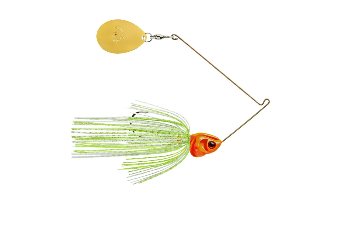 Spinnerbait Booyah Covert Single Colorado - GC729O Wht Chart Silvsc/Org Hd - 4.5 Colorado Gold