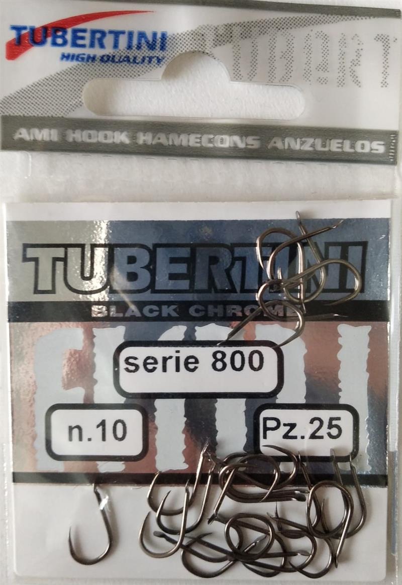 Anzol serie 800 preto cromado