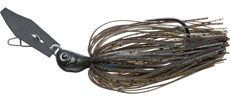 Evergreen Chatterbait Jack Hammer TG - 49 Green Pumpkin Blue