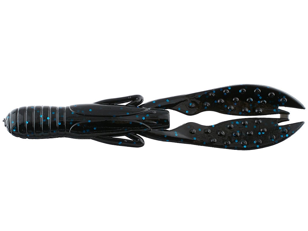 Amostra sasuteki craw 5´´black blue flake