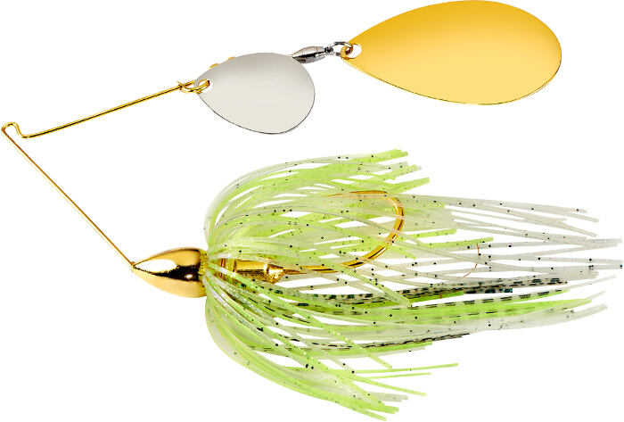 War Eagle Spinnerbait Gold Frame Tandem Indiana - GIN09 Spot Remover
