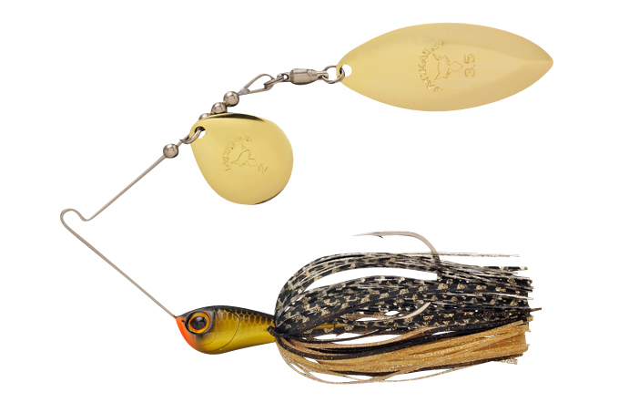 Jackall Spinnerbait Super Eruption Jr. - Gold Black Shad