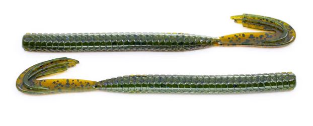 Googan Blazin’ Worm - Green Pumpkin