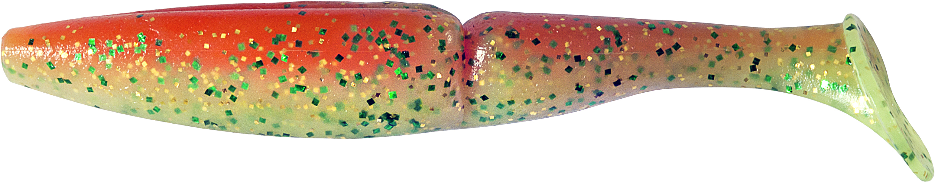 Sawamura One Up Shad - 076 Orange Green