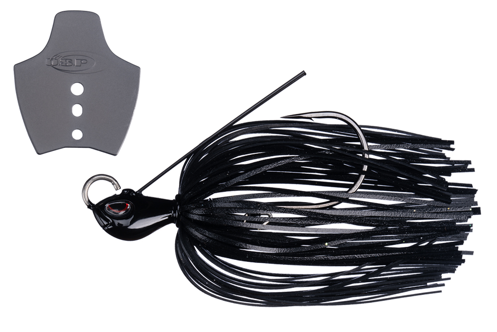 OSP Chatterbait Metal Blade Jig - BJ30 Black