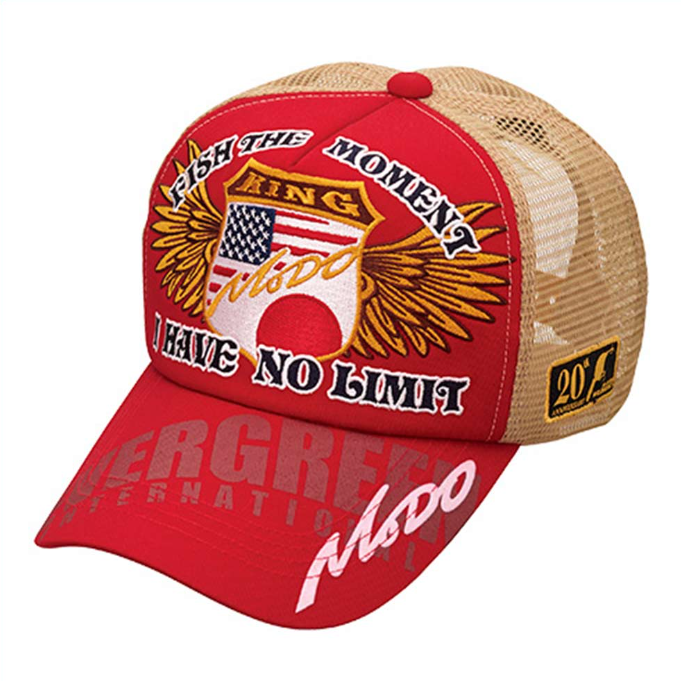 Evergreen Modo Mesh Cap Type2 20th Anniversary - Red Beige