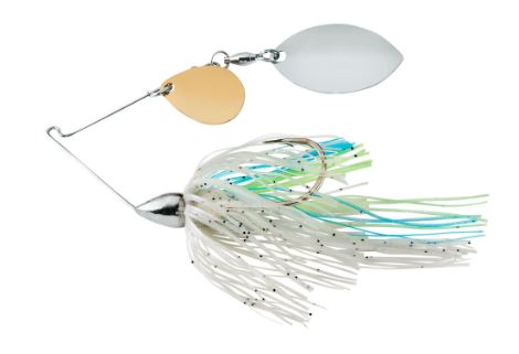 War Eagle Spinnerbait Nickel Frame Finesse Colorado/Turtleback - Blue Herring 