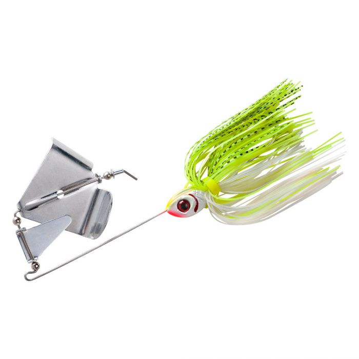 Booyah Buzzbait - Chartreuse Pearl White/White Chartreuse