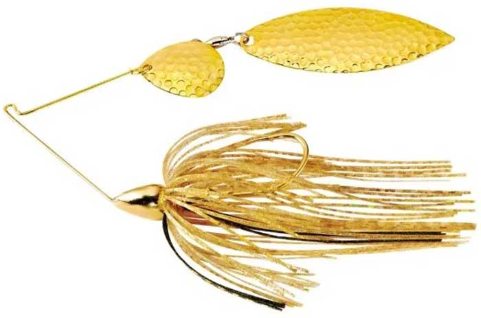 War Eagle Spinnerbait Hammered Gold Frame TW - GTH05 Gold Shiner