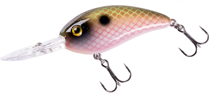 Crankbait Bomber Fat Free Fingerling - 519 Electric Shad