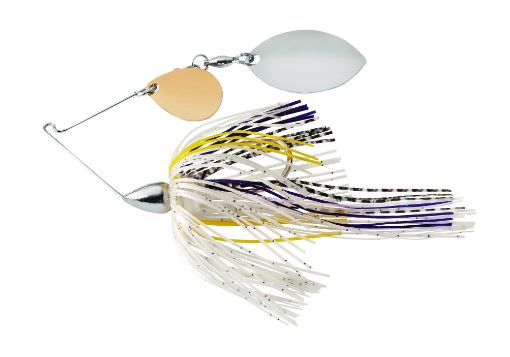 War Eagle Spinnerbait Nickel Frame Finesse Colorado/Turtleback - Sexxy Purple Shad 