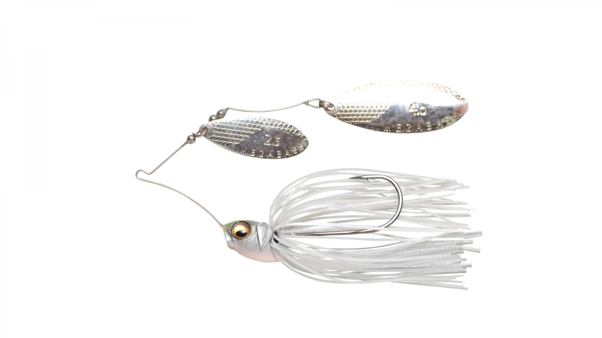 Megabass Spinnerbait V9 - 01 Pearl Shad