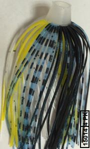 BBS silicone skirt 15014 SEXY SHAD BLACK 