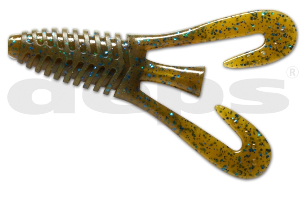 Barbute 071 Green Pumpkin/Blue Flake