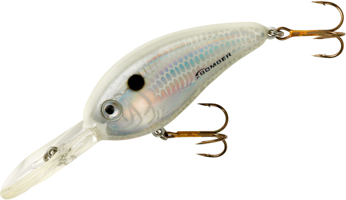 Crankbait Bomber Fat Free Shad Jr. - DPW Pearl White