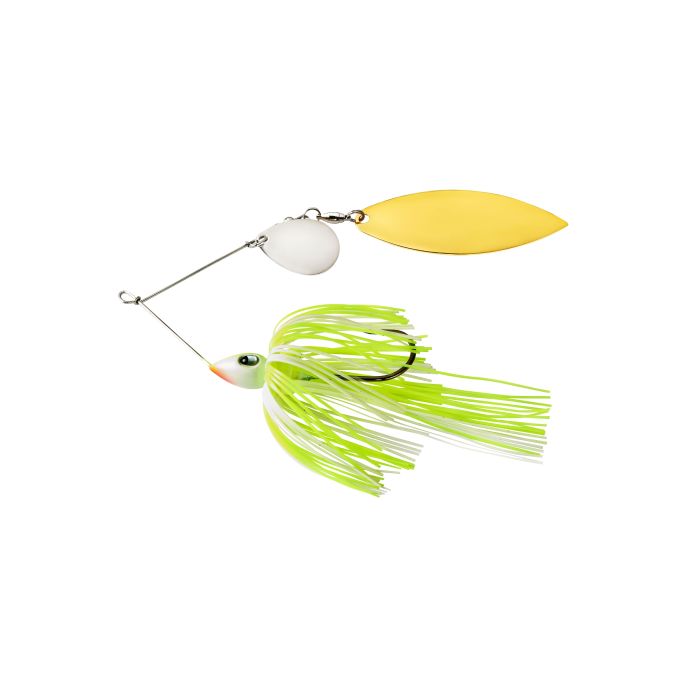 War Eagle Spinnerbait Trokar TW White Chartreuse