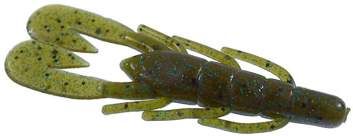 Zoom Ultravibe Speed Craw 080-239 Green Pumpkin Blue