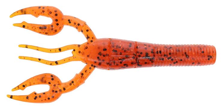 Gary Yamamoto Fat Baby Craw 3.75" 3FS-07-9003 Fire Craw