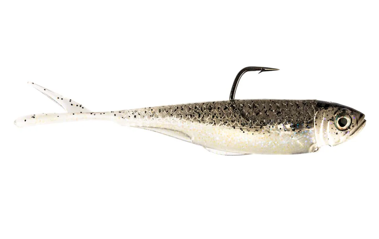 Zman Graph Shadz 3.8" - Electric Shad