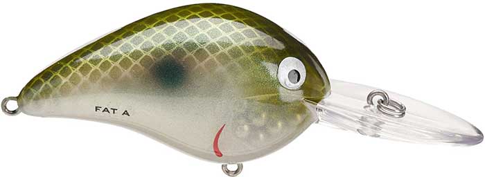 Crankbait Bomber Fat A B06F Next Gen - Green Pearl Shad