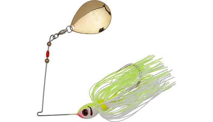 Spinnerbait Booyah Blade Colorado Single - 616 White Chartreuse