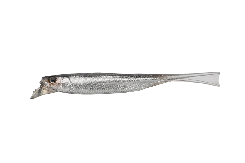 Jackall Driftfry 4.0" - Silver Powder Shad