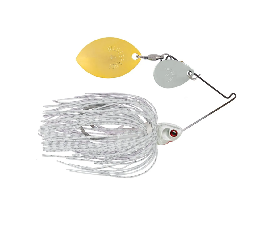 Spinnerbait Booyah Covert Finesse Colorado Oklahoma - NCGOK728 Wht Slvrscl/Prl Hd - Col/Oklahoma Sil