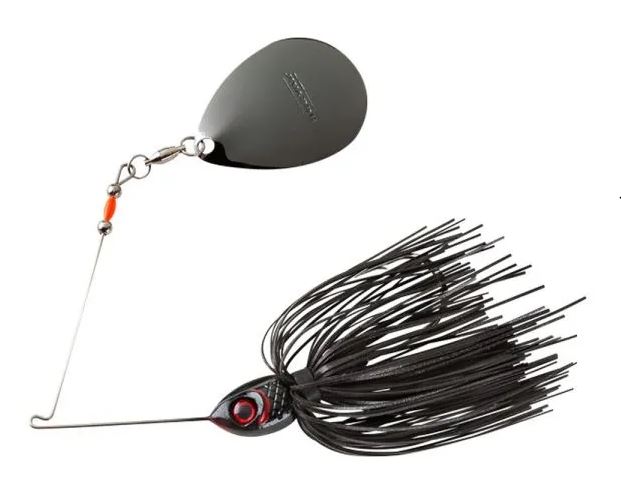 Booyah Spinnerbait Moon Talker - 601 Black/Silver Flake