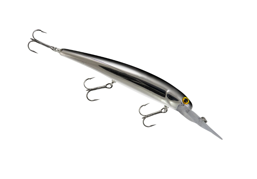 Jerbait Bandit Suspending Minnow - BDTSM31 Chrome Black Back